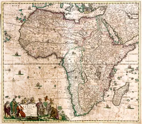 Kaart van Afrika