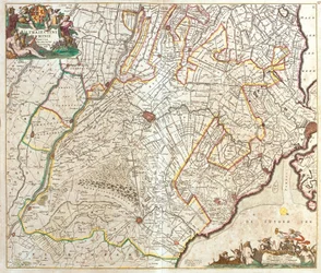Kaart van Utrecht (Nederland)