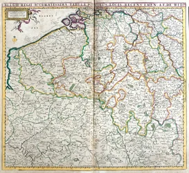 Kaart van het Koninkrijk der Nederlanden