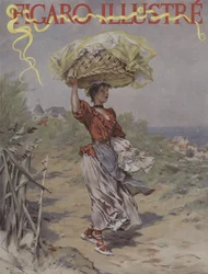 A Biarritz. Omslag van Le Figaro Illustre, maart 1895