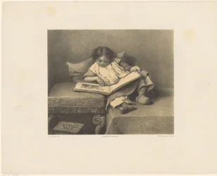 Kind met prentenboek