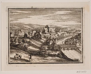 Gezicht op een stad