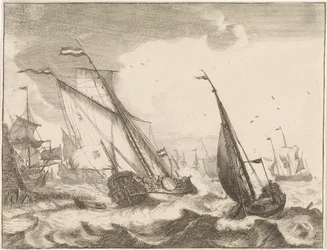 Schepen op zee