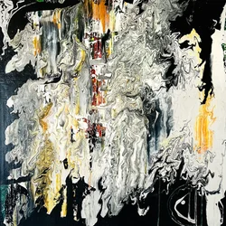 Abstract Gold Flow