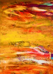 Levendig, vurig, abstract