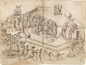 Allegorie van het Leven van een Geleerde in een Rijk Huishouden [fol. 3 verso / 4 recto]