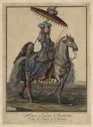 Maria Theresa van Spanje 1638-1683, koningin-gemalin van Frankrijk en Navarra, 1682