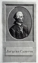 Portret van de auteur Jacques Cazotte 1720-1792
