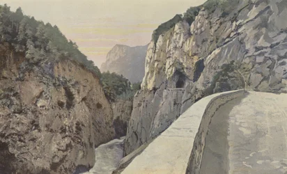 Aime, Kloof van de Isere, Route van Moutiers naar Aoste