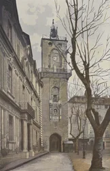 Aix, Stadhuis en Klokkentoren