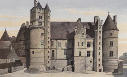 Bourges, Hôtel Jacques Cœur, Zuidwestgevel