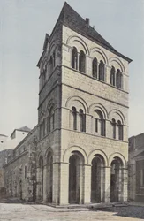 Ébreuil, Kerk, Noordwestaanzicht