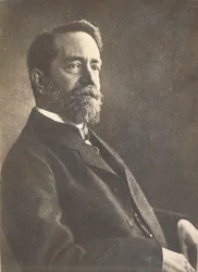 Felix Klein in Parijs (zwart-wit foto)