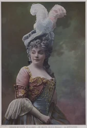 Gabrielle Rejane in de titelrol in La Montansier