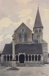 Hermonville, Kerk, Voorgevel W