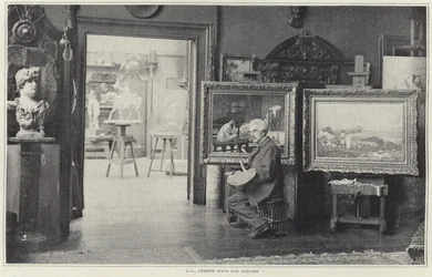 Jean-Leon Gerome in zijn atelier