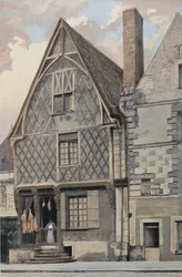 Luynes, Oud huis op het plein