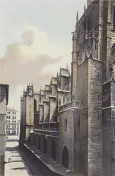 Lyon, St-Nizierkerk, Noordelijke zijgevel