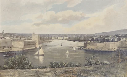 Marseille, Ingang van de Oude Haven