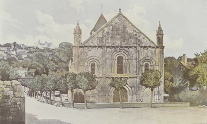 Melle, Kerk Saint-Hilaire, Geheel W