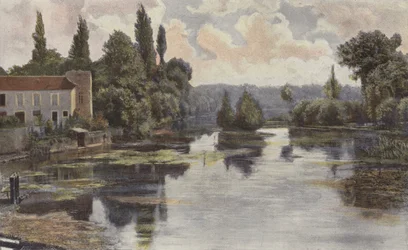 Montigny-sur-Loing, oevers van de Loing
