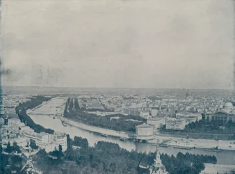 Panorama van Parijs, vanaf het Trocadero
