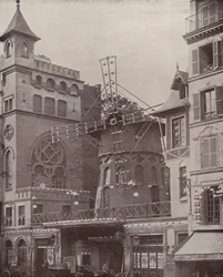 Parijs: Exterieur van de Moulin Rouge
