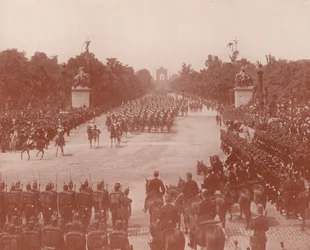 Parijs: Begrafenis van Victor Hugo (zw/w foto)