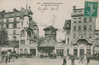 Parijs, Montmartre, Le Moulin Rouge