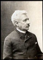 Portret van Olivier Metra (1830-1889), Franse dirigent en componist