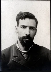 Portret van Pietro Paolo Savorgnan di Brazza (1852-1905), Frans-Italiaanse ontdekkingsreiziger