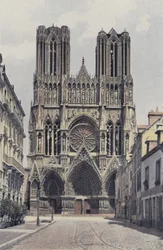 Reims, Kathedraal, Voorgevel W