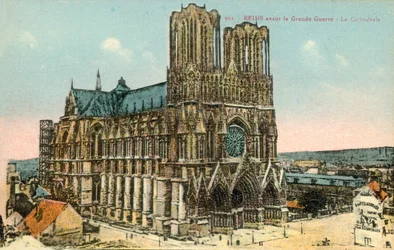 Rheims, Kathedraal, voor WW1