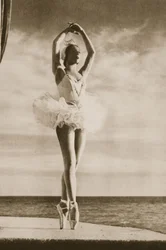 Rosella Hightower in Het Zwanenmeer, uit Grand Ballet de Monte-Carlo, 1949