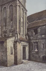 Sarlat, Klokkentoren van de oude kathedraal en oud bisschoppelijk paleis