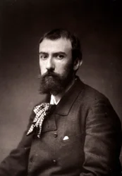 De kunstenaar Henri Lerolle geportretteerd ter gelegenheid van de Salon van Parijs in 1885
