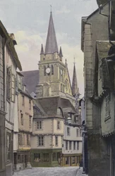 Vannes, Kathedraal en rue de l