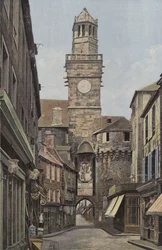 Vire, Klokpoort, buitenzijde van de stad