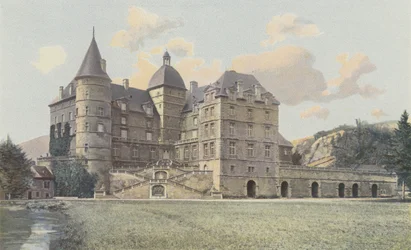 Vizille, Kasteel van Lesdiguieres, Uitzicht op het Park