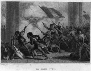 10 augustus 1792 (Val van de monarchie) - in 