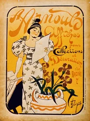 A. Anouls Posters voor collectie en decoratie, Rue Racine, Parijs