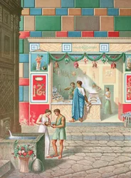 Een restaurant in de straat, Pompeii