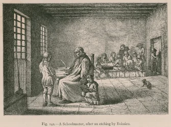 Een schoolmeester (naar een ets van Boissieu)