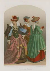 Een groep goedgeklede vrouwen