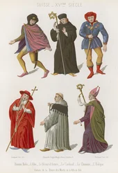 Abt, de opperheraut, kardinaal, kanunnik en bisschop