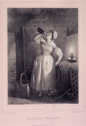 Misbruik van vertrouwen (huishoudelijke drinkt wijn in de kelder)