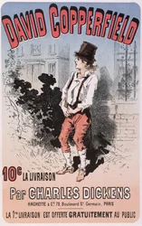 Advertentie voor David Copperfield door Charles Dickens, 1884