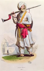 Afghaanse soldaat, c.1840-50