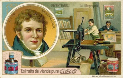 Alois Senefelder, uitvinder van lithografie