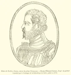 Alonso de Ercilla y Zuniga, auteur van het gedicht l